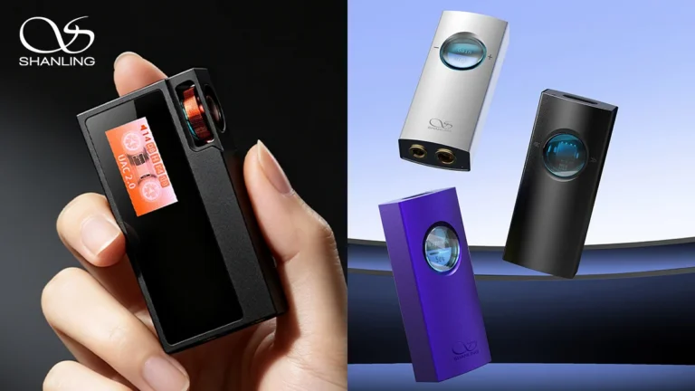 SHANLINGから発売されるポータブルUSB DAC/AMP『UA6 II』と『UA1 II』の製品画像。