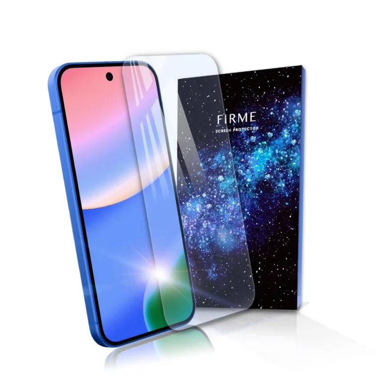Google Pixel 11およびPixel 11 Proに対応した、ブルーライトカット機能を持つ強化ガラスフィルム「Blue Shine」の商品パッケージ画像。