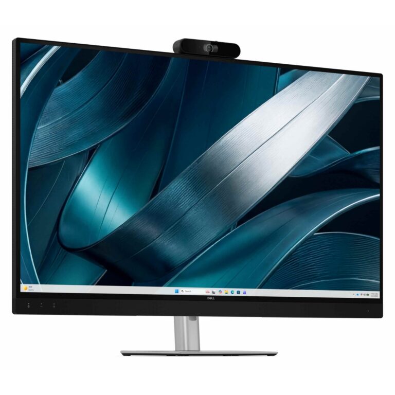 Dellの43インチ4K会議用モニター「P4326QEB」の製品外観。