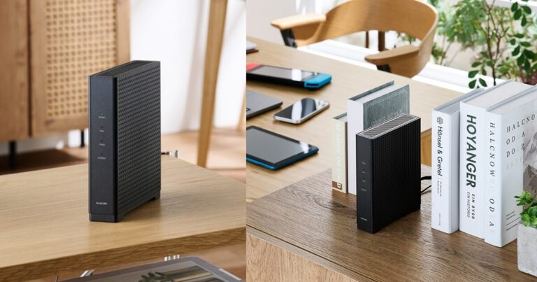 エレコムのWi-Fi 7対応無線ルーター4製品のラインナップ画像。