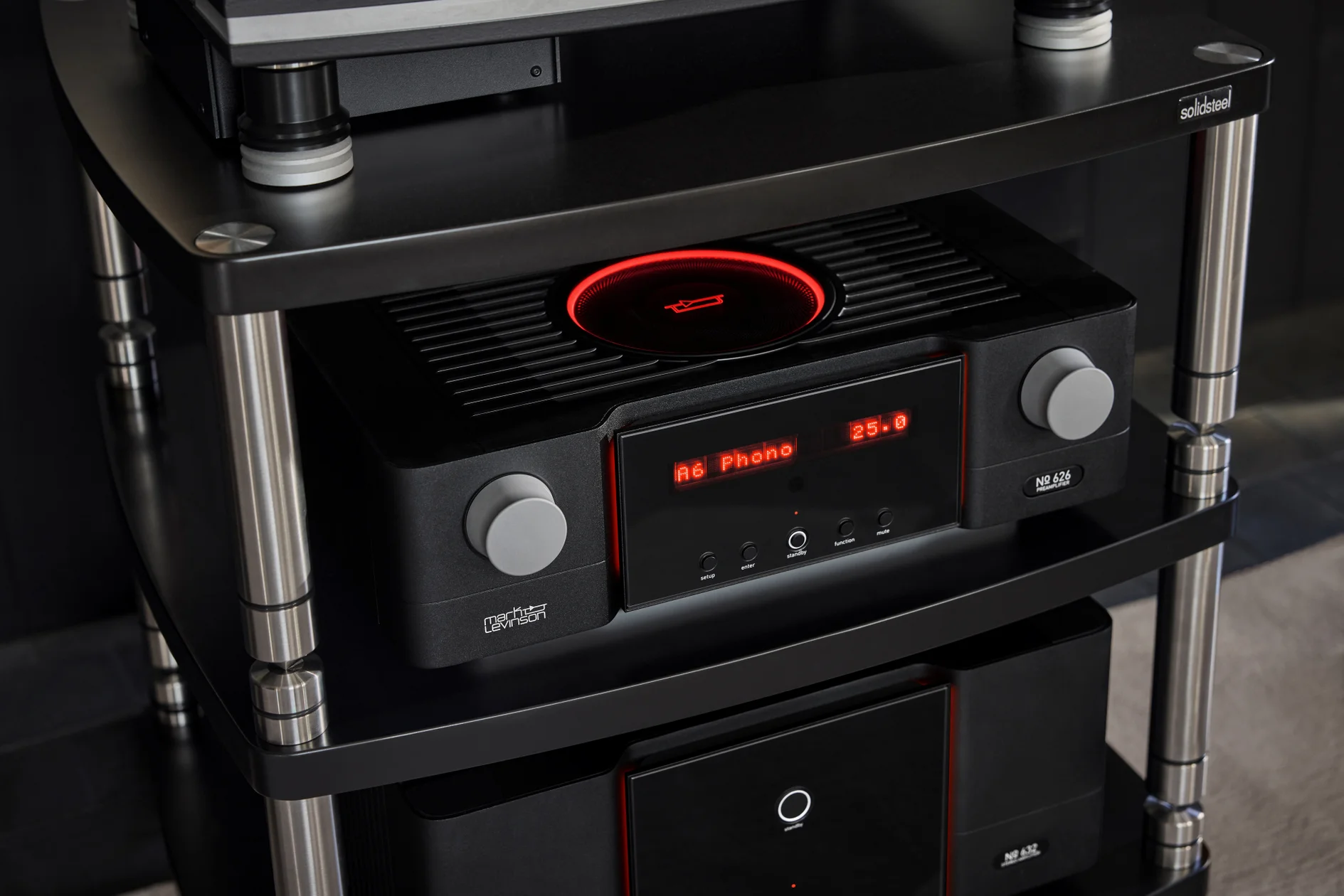 Mark Levinsonの新しいNo 600シリーズのプリアンプとパワーアンプの製品ラインナップ。